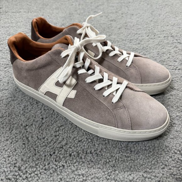 Allen Edmonds Other - Allen Edmonds Center Court Lace-Up Sneakers Men's Size 11 1/2 D - Pewter Suede